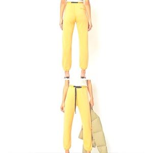 John Elliott Belted Vintage Fleece Sweatpants size 0 NWT